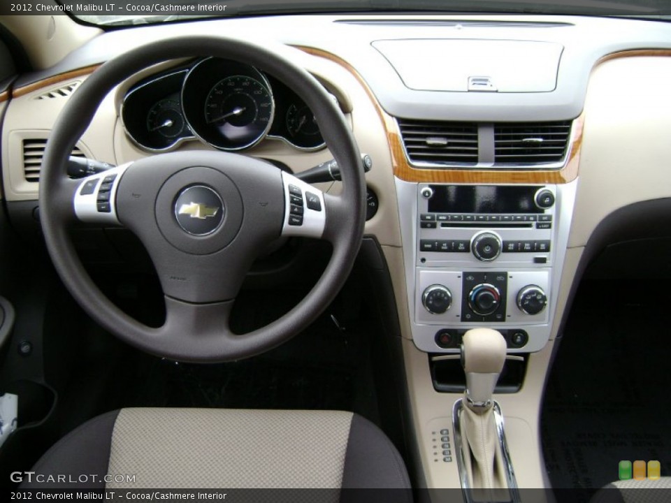 Cocoa/Cashmere Interior Dashboard for the 2012 Chevrolet Malibu LT #61004520