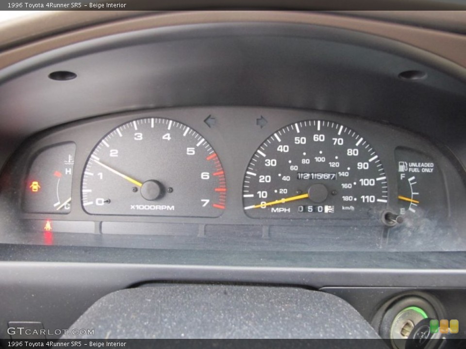 Beige Interior Gauges for the 1996 Toyota 4Runner SR5 #61006711