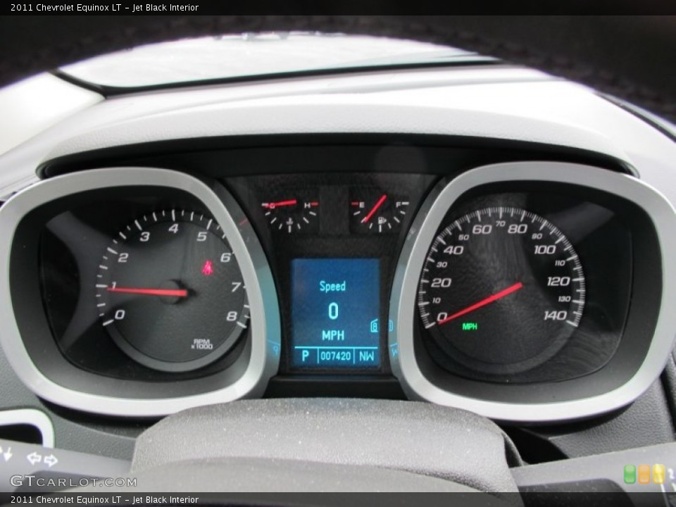 Jet Black Interior Gauges for the 2011 Chevrolet Equinox LT #61007539
