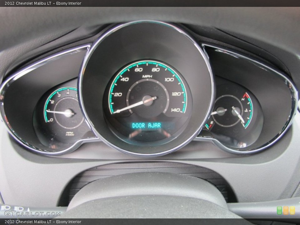 Ebony Interior Gauges for the 2012 Chevrolet Malibu LT #61008058