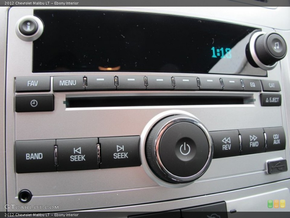 Ebony Interior Audio System for the 2012 Chevrolet Malibu LT #61008067
