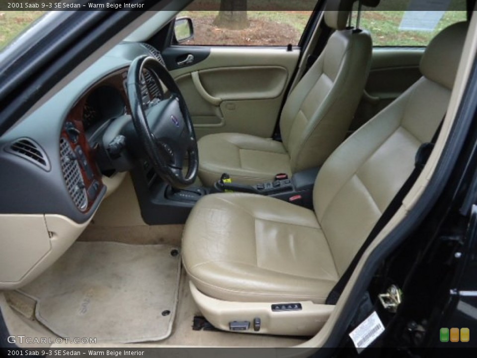 Warm Beige Interior Photo for the 2001 Saab 9-3 SE Sedan #61008788