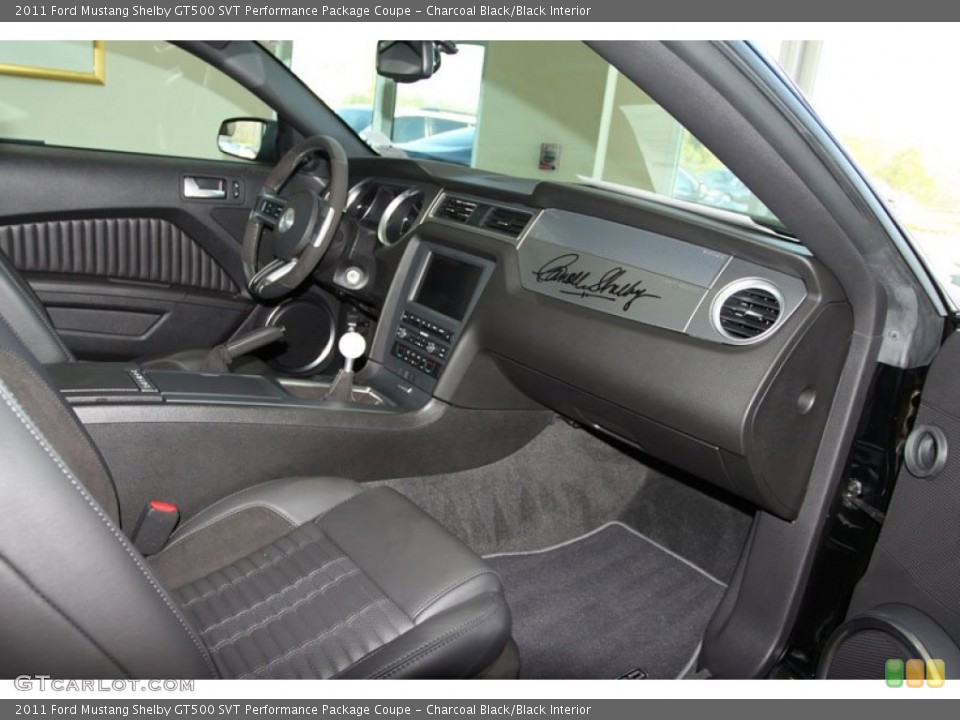Charcoal Black/Black Interior Photo for the 2011 Ford Mustang Shelby GT500 SVT Performance Package Coupe #61010845