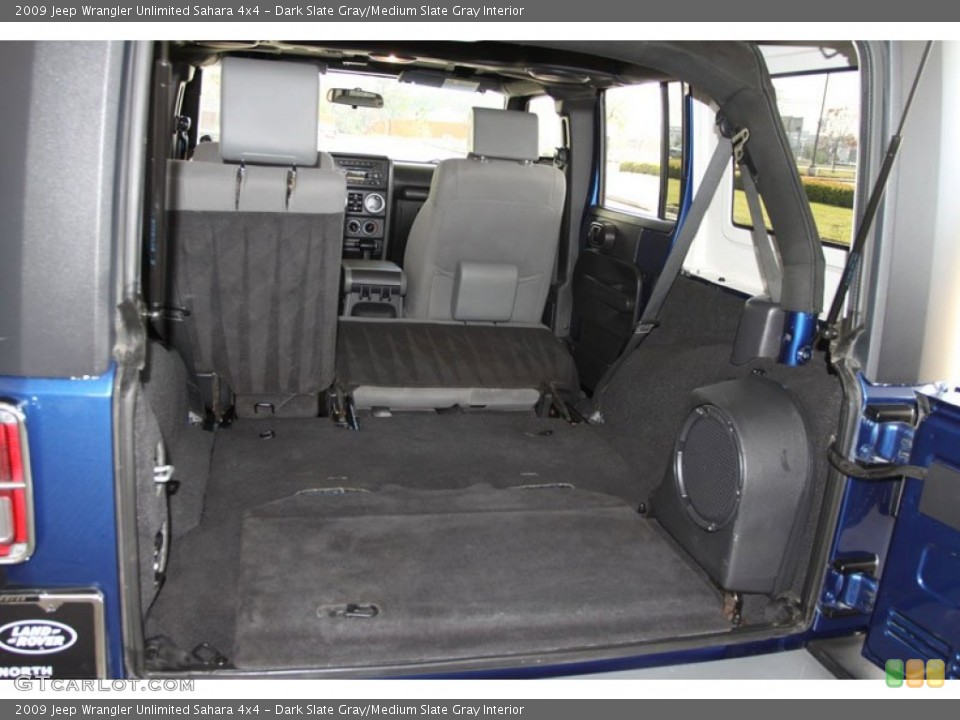 Dark Slate Gray/Medium Slate Gray Interior Trunk for the 2009 Jeep Wrangler Unlimited Sahara 4x4 #61011367