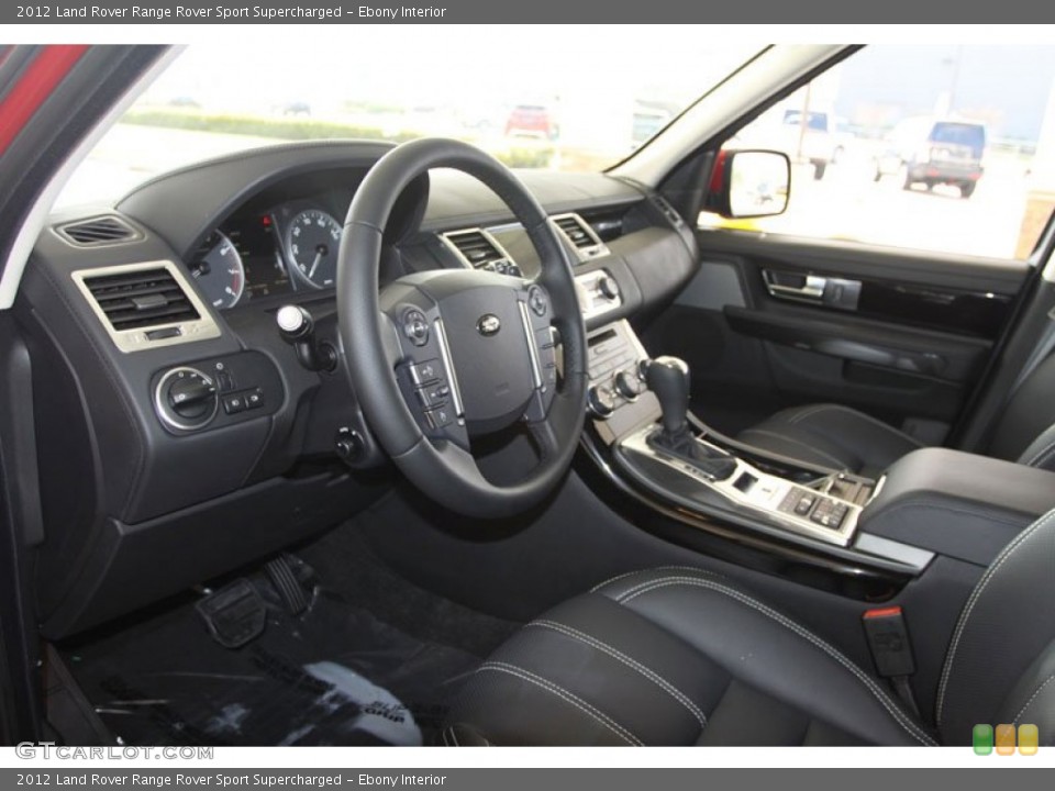 Ebony Interior Photo for the 2012 Land Rover Range Rover Sport Supercharged #61011721