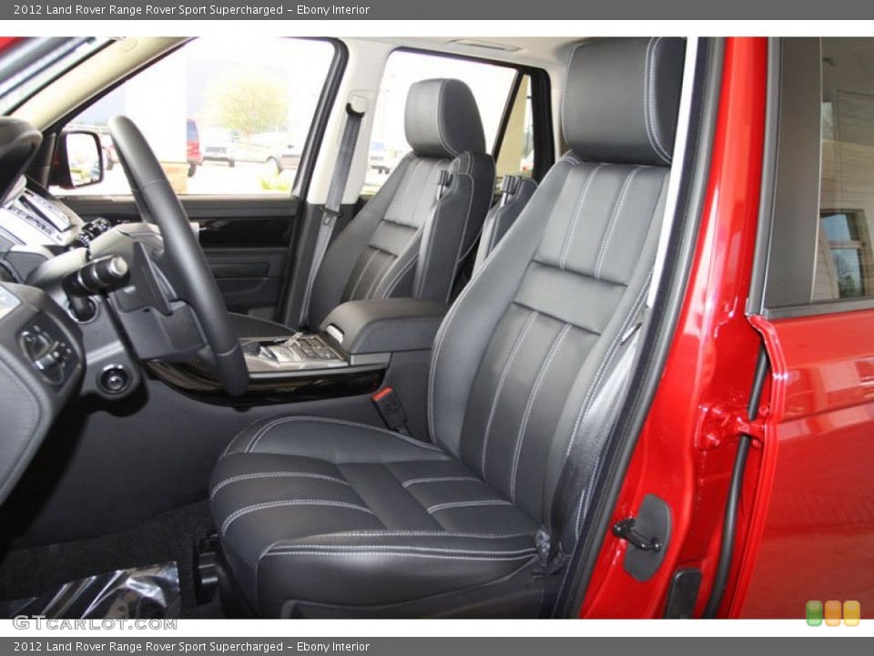 Ebony Interior Photo for the 2012 Land Rover Range Rover Sport Supercharged #61011799