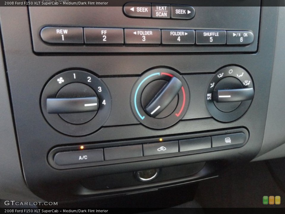 Medium/Dark Flint Interior Controls for the 2008 Ford F150 XLT SuperCab #61012996