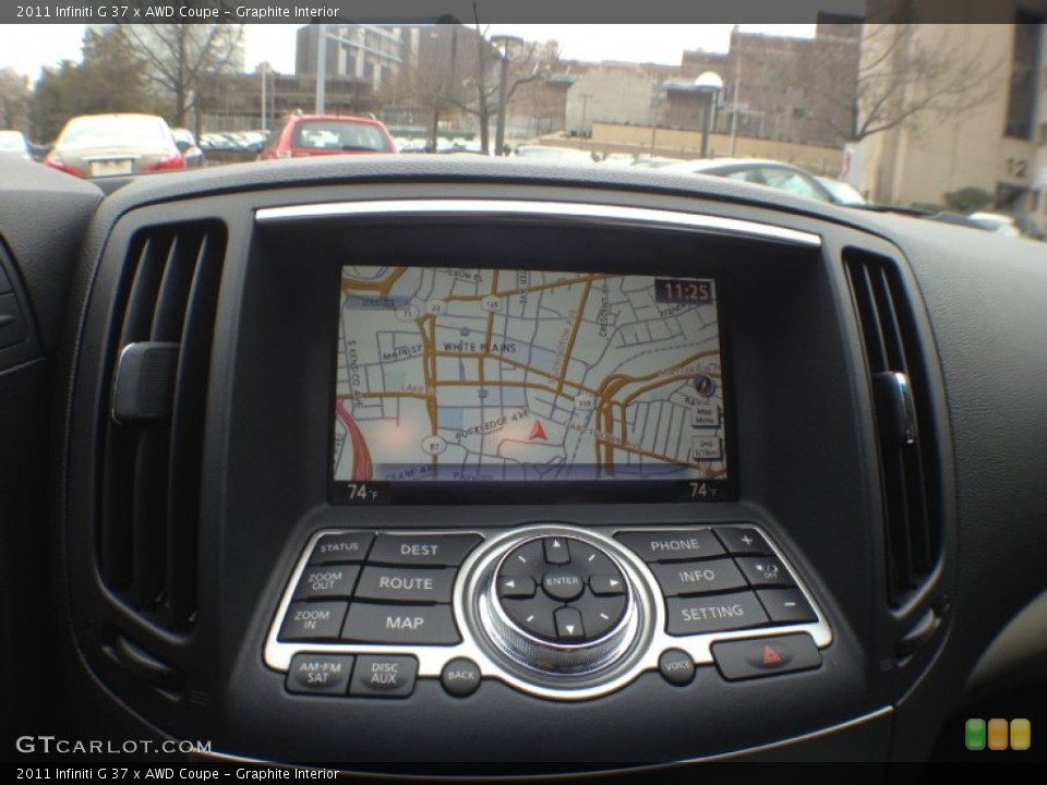 Graphite Interior Navigation for the 2011 Infiniti G 37 x AWD Coupe #61013320