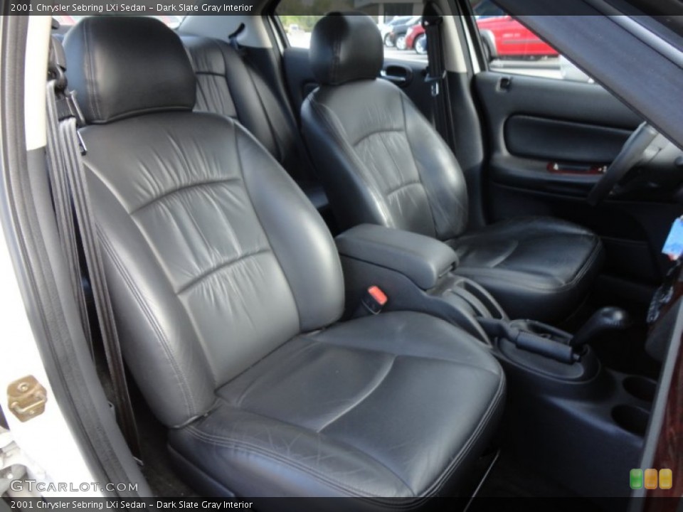 Dark Slate Gray Interior Photo for the 2001 Chrysler Sebring LXi Sedan #61013337