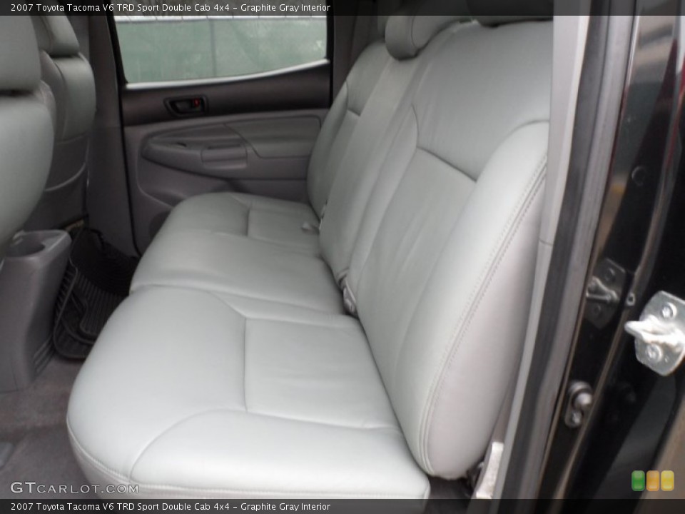 Graphite Gray Interior Photo for the 2007 Toyota Tacoma V6 TRD Sport Double Cab 4x4 #61015366
