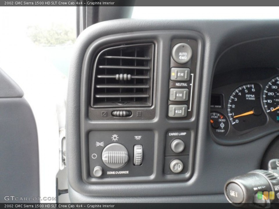 Graphite Interior Controls for the 2002 GMC Sierra 1500 HD SLT Crew Cab 4x4 #61016380