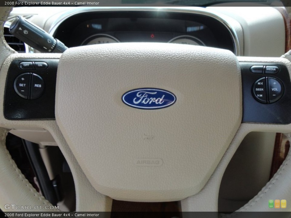 Camel Interior Steering Wheel for the 2008 Ford Explorer Eddie Bauer 4x4 #61016434