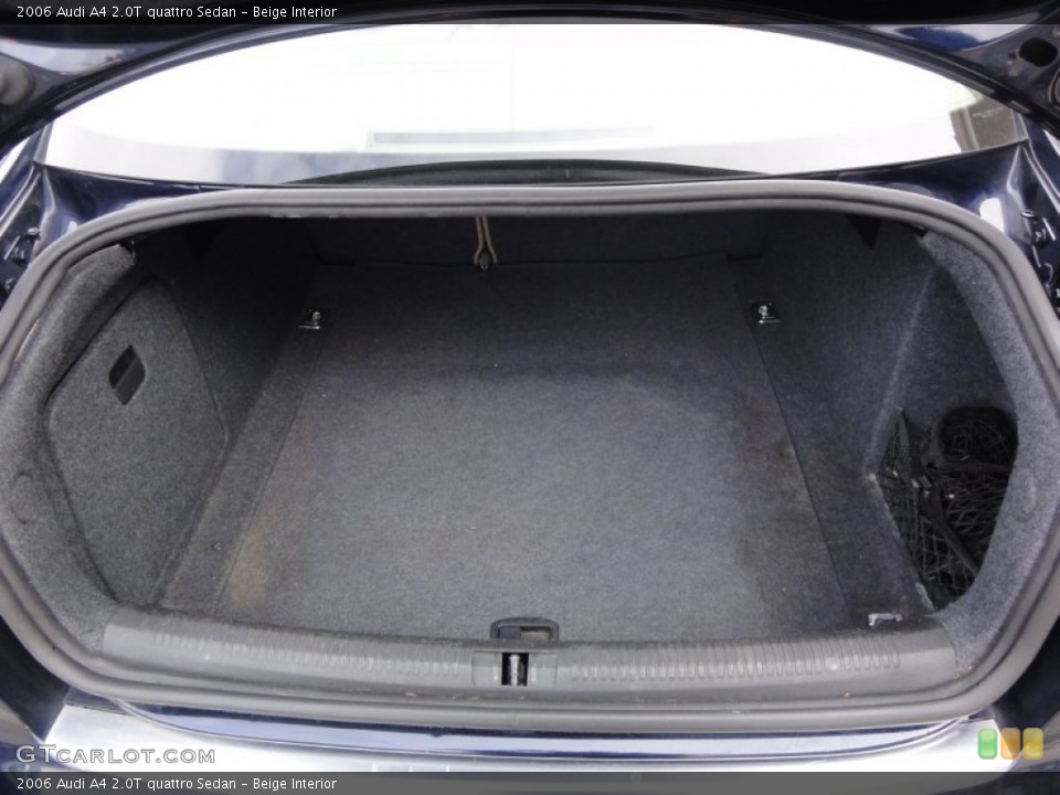 Beige Interior Trunk for the 2006 Audi A4 2.0T quattro Sedan #61017499
