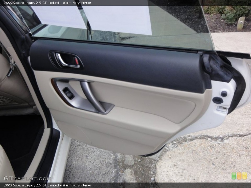 Warm Ivory Interior Door Panel for the 2009 Subaru Legacy 2.5 GT Limited #61017661