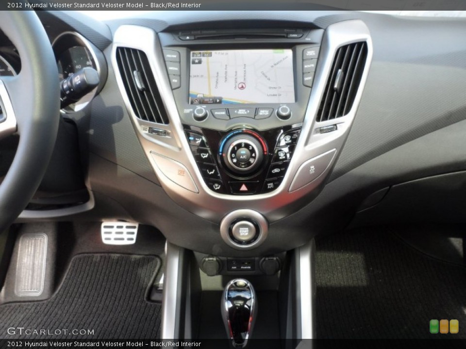 Black/Red Interior Controls for the 2012 Hyundai Veloster  #61017928