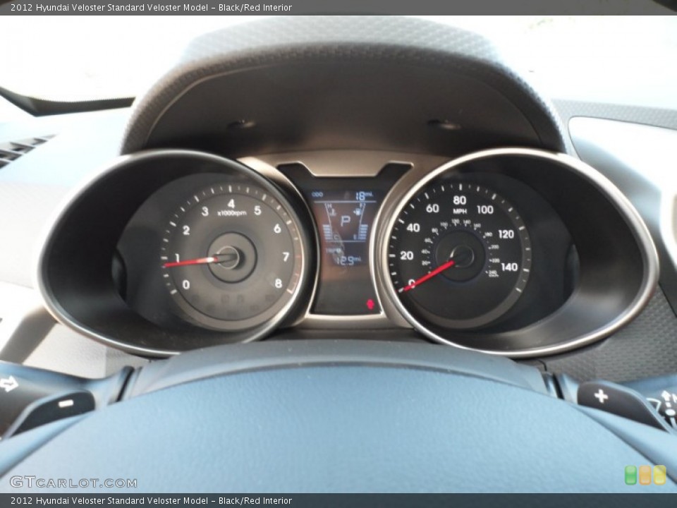 Black/Red Interior Gauges for the 2012 Hyundai Veloster  #61017964