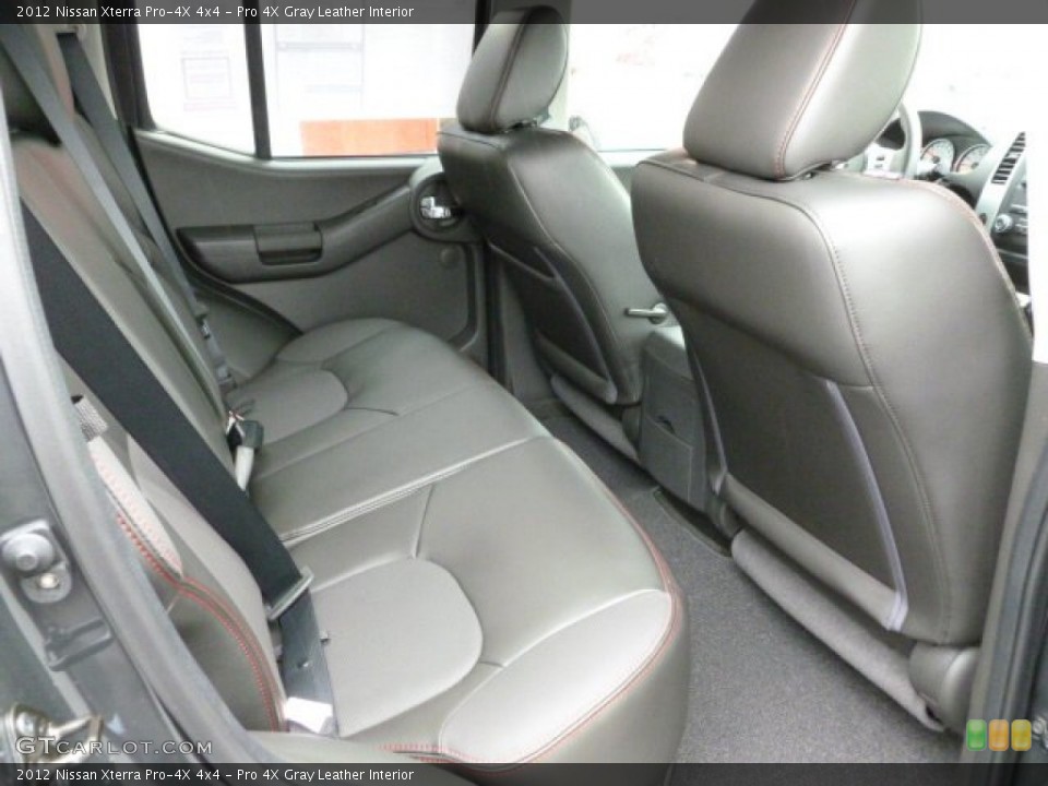 Pro 4X Gray Leather Interior Photo for the 2012 Nissan Xterra Pro-4X 4x4 #61018147
