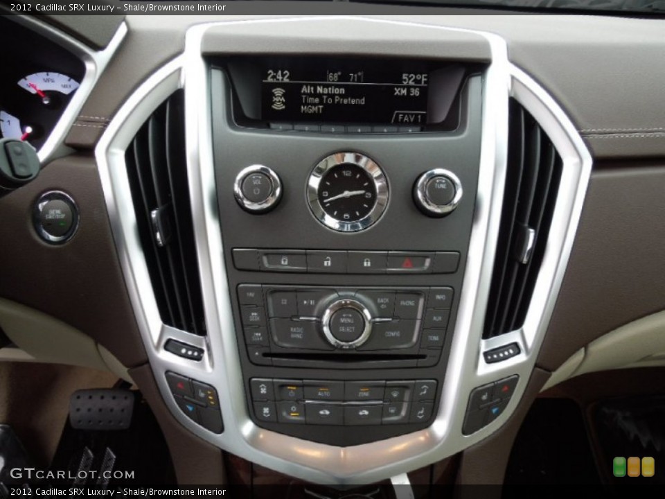 Shale/Brownstone Interior Controls for the 2012 Cadillac SRX Luxury #61020529