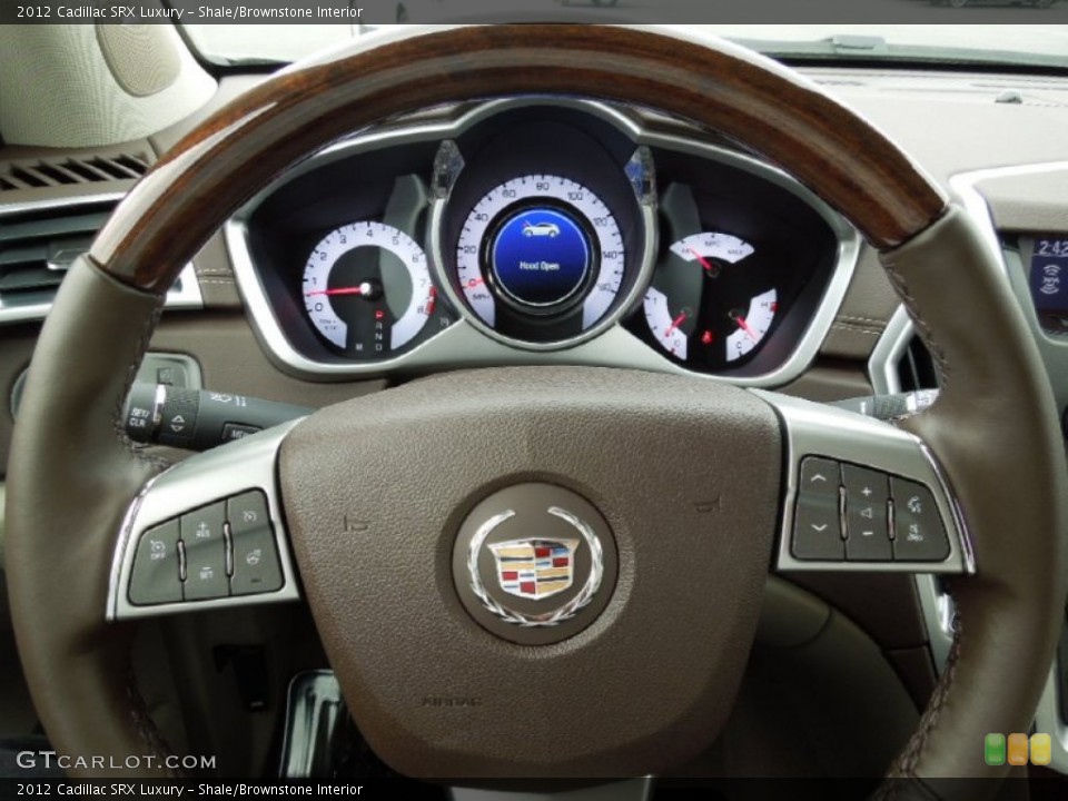 Shale/Brownstone Interior Steering Wheel for the 2012 Cadillac SRX Luxury #61020535