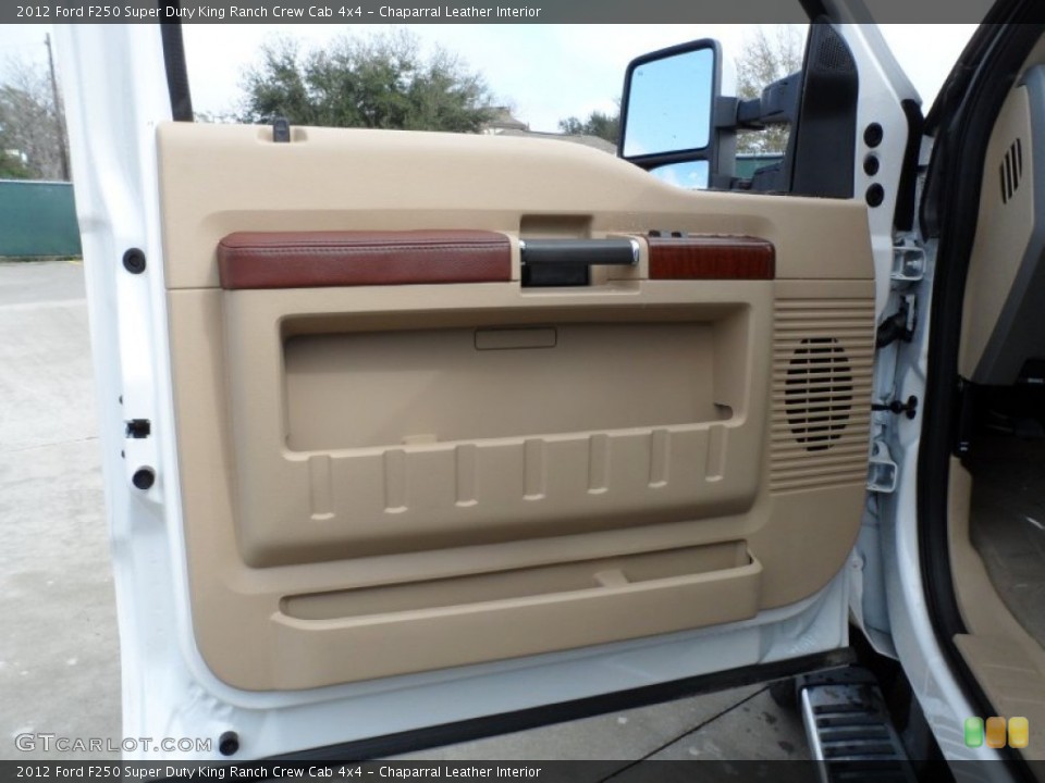Chaparral Leather Interior Door Panel for the 2012 Ford F250 Super Duty King Ranch Crew Cab 4x4 #61020640