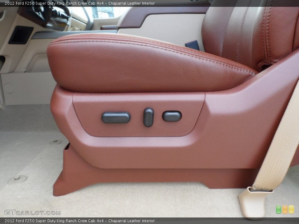 Chaparral Leather Interior Front Seat for the 2012 Ford F250 Super Duty King Ranch Crew Cab 4x4 #61020666