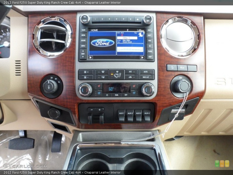 Chaparral Leather Interior Controls for the 2012 Ford F250 Super Duty King Ranch Crew Cab 4x4 #61020684