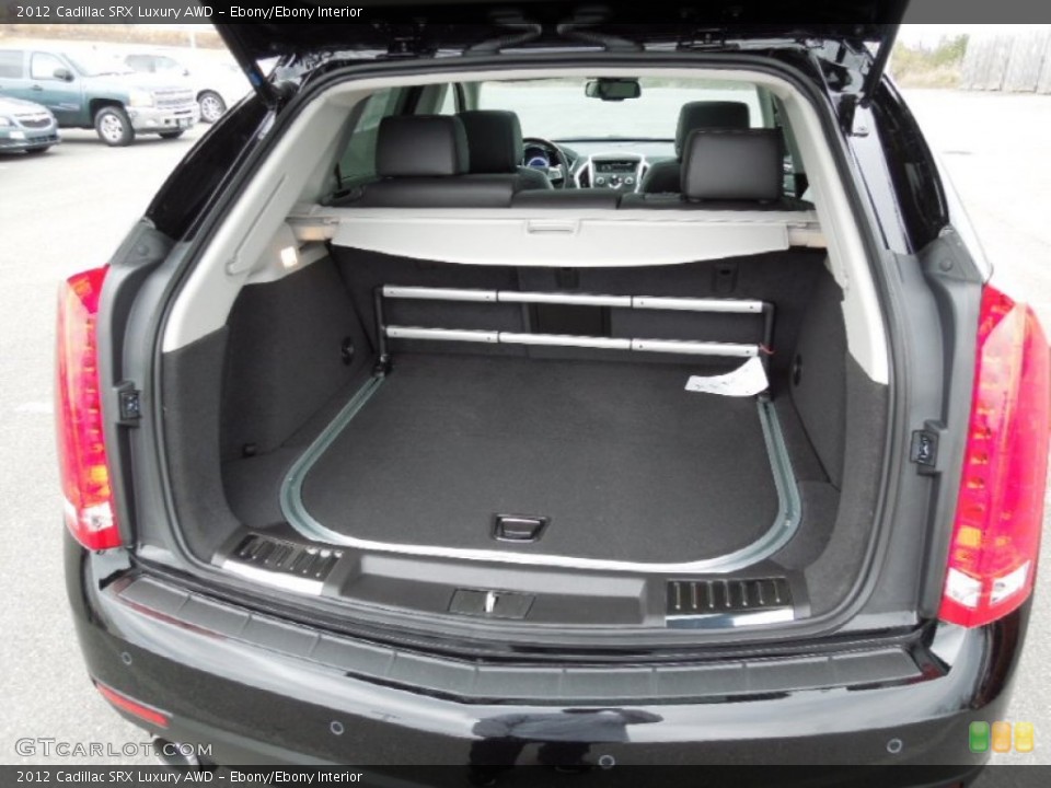 Ebony/Ebony Interior Trunk for the 2012 Cadillac SRX Luxury AWD #61020715