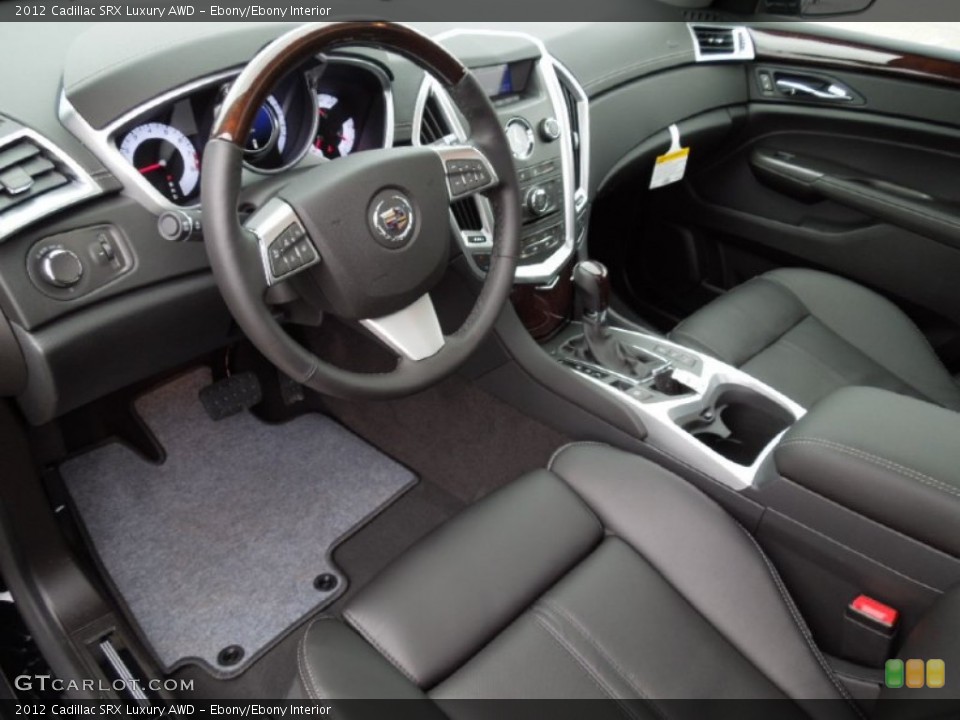 Ebony/Ebony Interior Prime Interior for the 2012 Cadillac SRX Luxury AWD #61020760