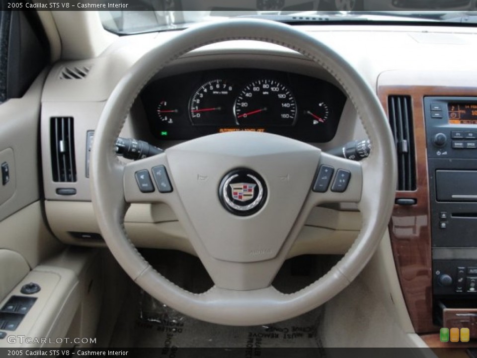 Cashmere Interior Steering Wheel for the 2005 Cadillac STS V8 #61023139