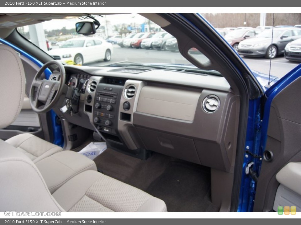 Medium Stone Interior Dashboard for the 2010 Ford F150 XLT SuperCab #61025560