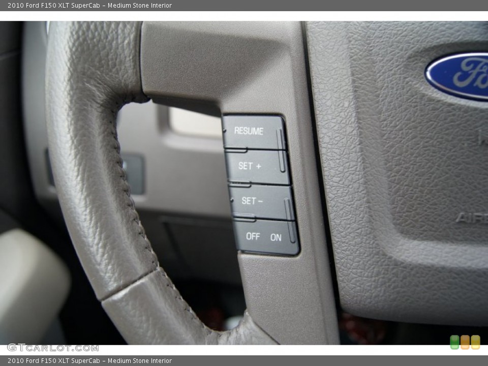 Medium Stone Interior Controls for the 2010 Ford F150 XLT SuperCab #61025596