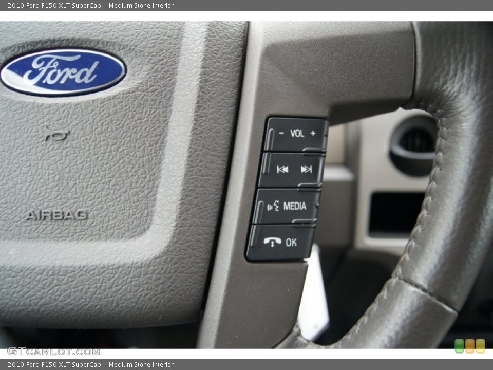 Medium Stone Interior Controls for the 2010 Ford F150 XLT SuperCab #61025599