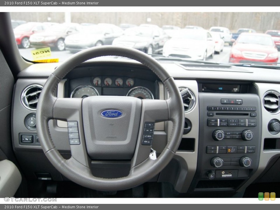 Medium Stone Interior Dashboard for the 2010 Ford F150 XLT SuperCab #61025605