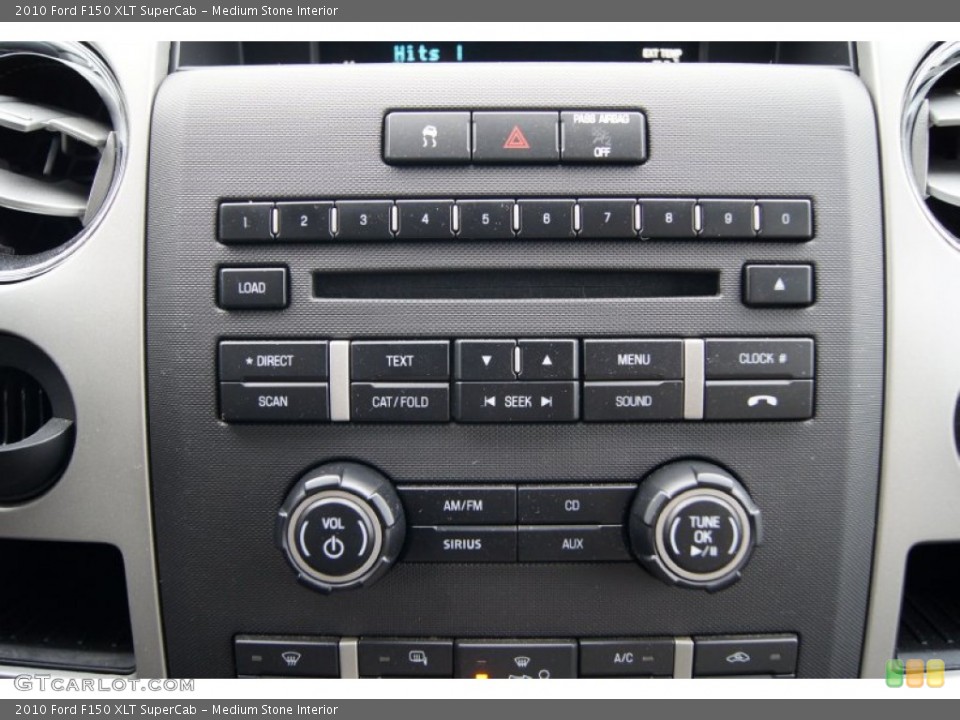 Medium Stone Interior Controls for the 2010 Ford F150 XLT SuperCab #61025611