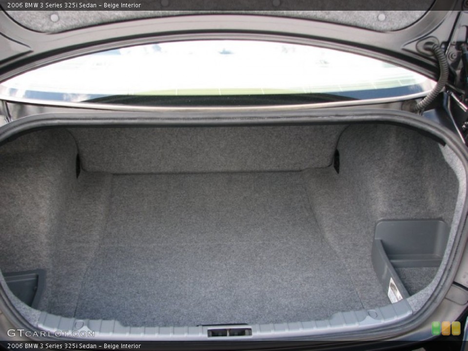 Beige Interior Trunk for the 2006 BMW 3 Series 325i Sedan #61027624