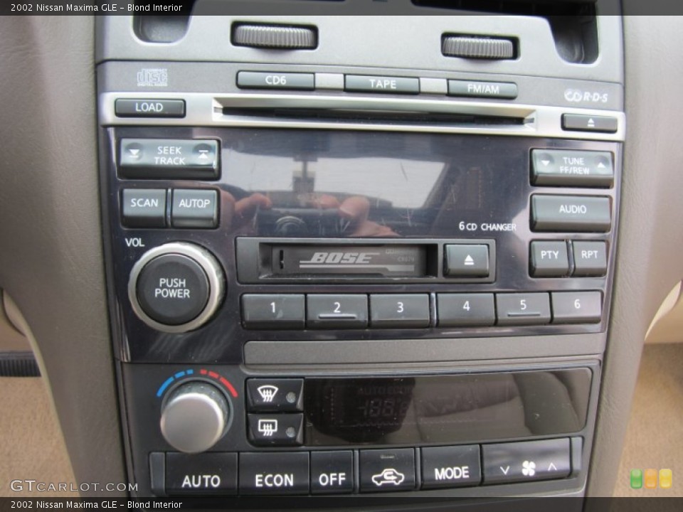 Blond Interior Controls for the 2002 Nissan Maxima GLE #61029299