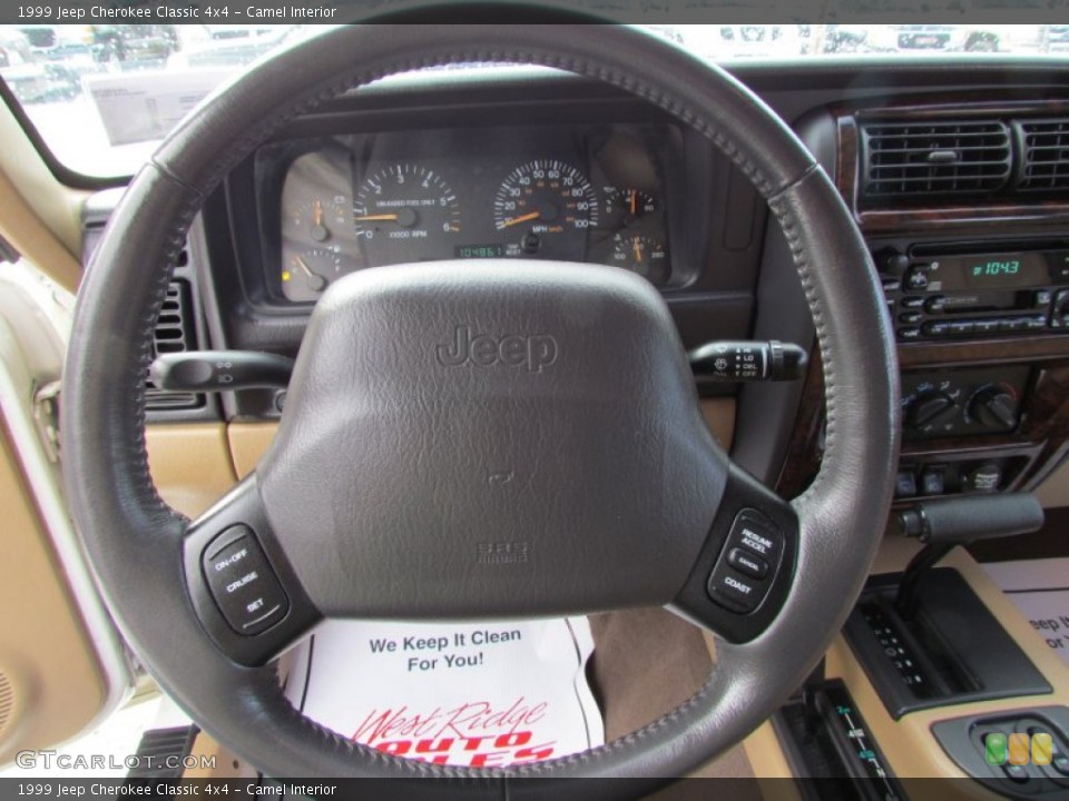 Camel Interior Steering Wheel for the 1999 Jeep Cherokee Classic 4x4 #61030324