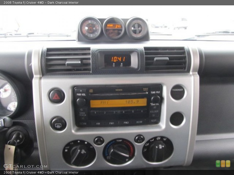 Dark Charcoal Interior Controls for the 2008 Toyota FJ Cruiser 4WD #61030468