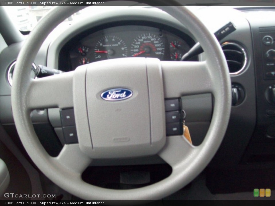 Medium Flint Interior Steering Wheel for the 2006 Ford F150 XLT SuperCrew 4x4 #61030771