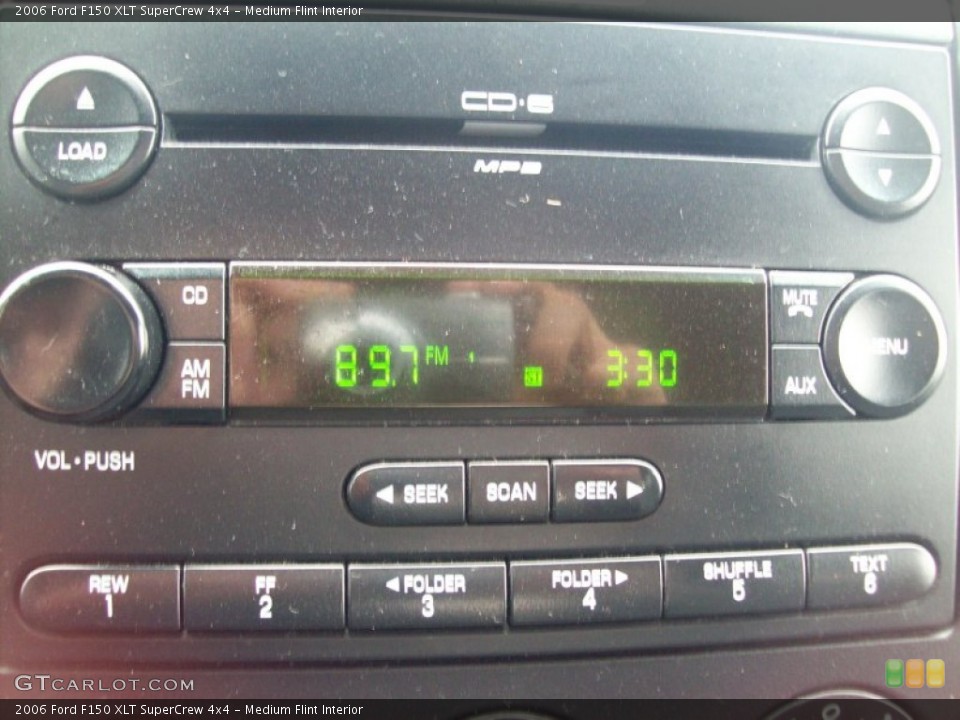 Medium Flint Interior Audio System for the 2006 Ford F150 XLT SuperCrew 4x4 #61030804