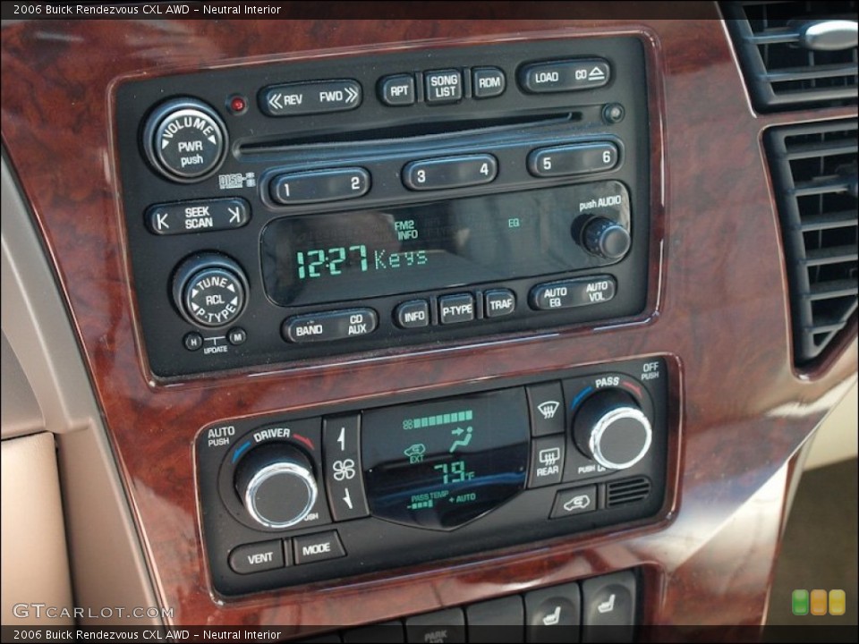 Neutral Interior Audio System for the 2006 Buick Rendezvous CXL AWD #61031347
