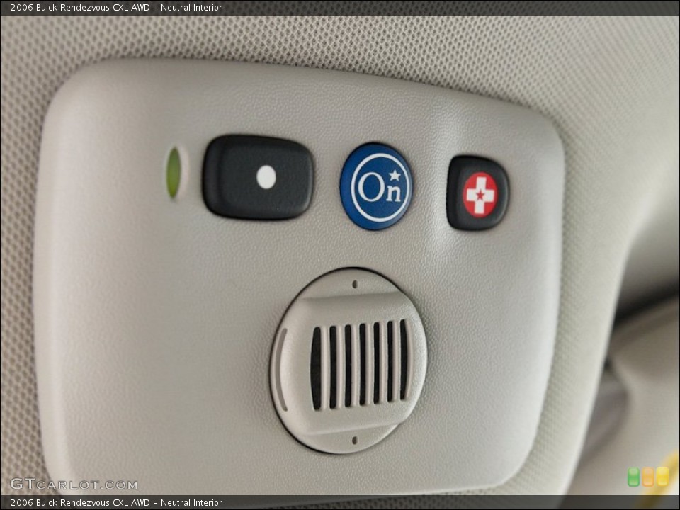 Neutral Interior Controls for the 2006 Buick Rendezvous CXL AWD #61031377