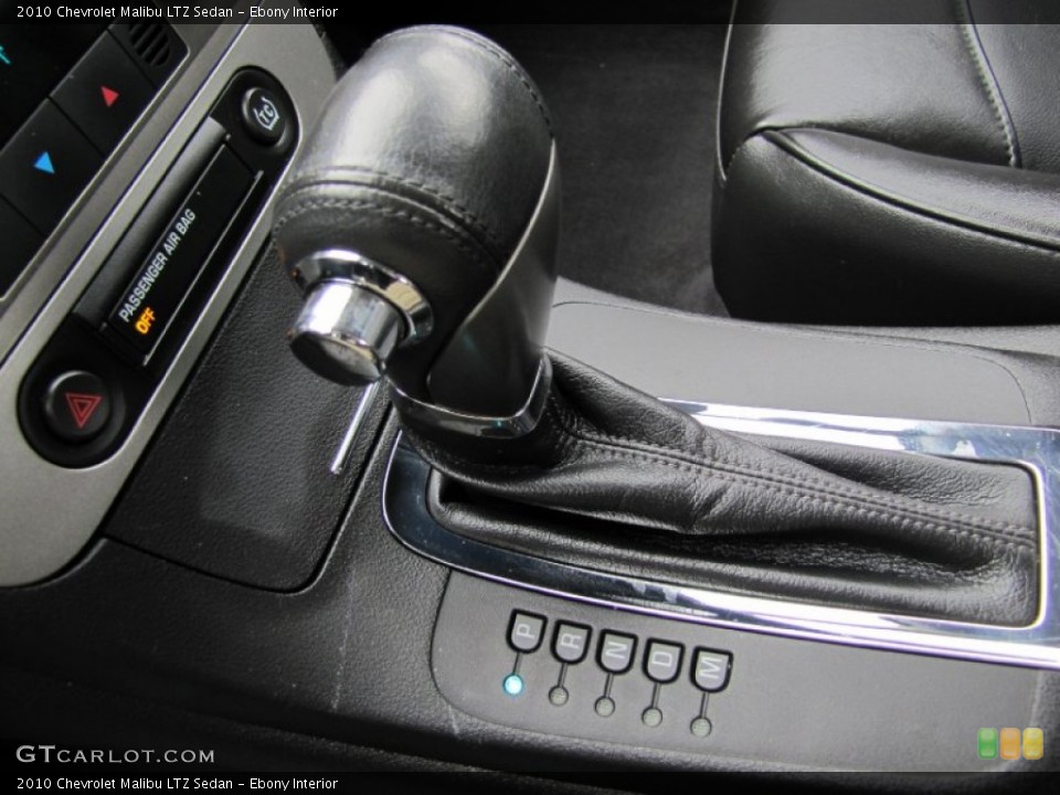 Ebony Interior Transmission for the 2010 Chevrolet Malibu LTZ Sedan #61031875