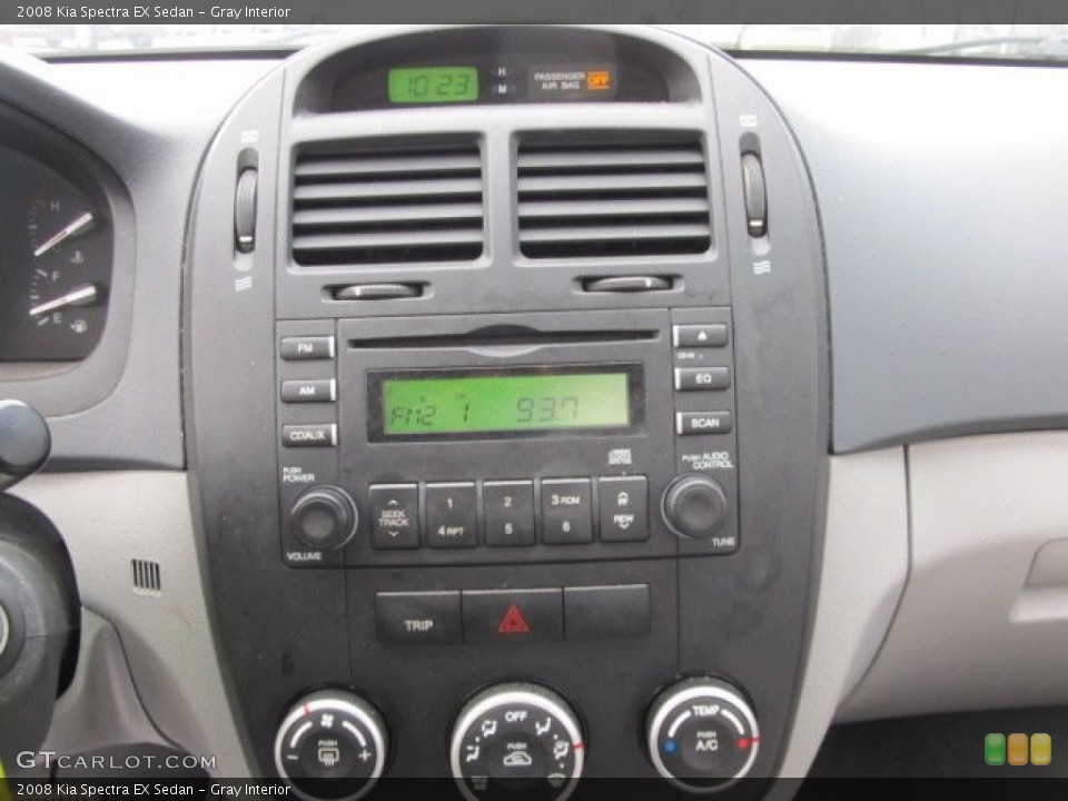 Gray Interior Audio System for the 2008 Kia Spectra EX Sedan #61032637