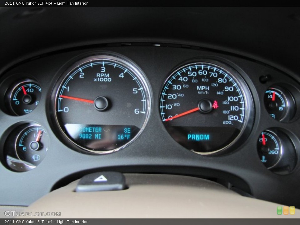 Light Tan Interior Gauges for the 2011 GMC Yukon SLT 4x4 #61033932