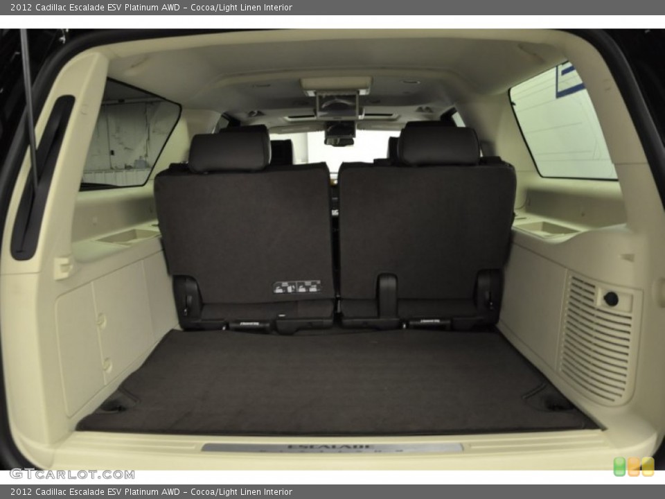 Cocoa/Light Linen Interior Trunk for the 2012 Cadillac Escalade ESV Platinum AWD #61035468
