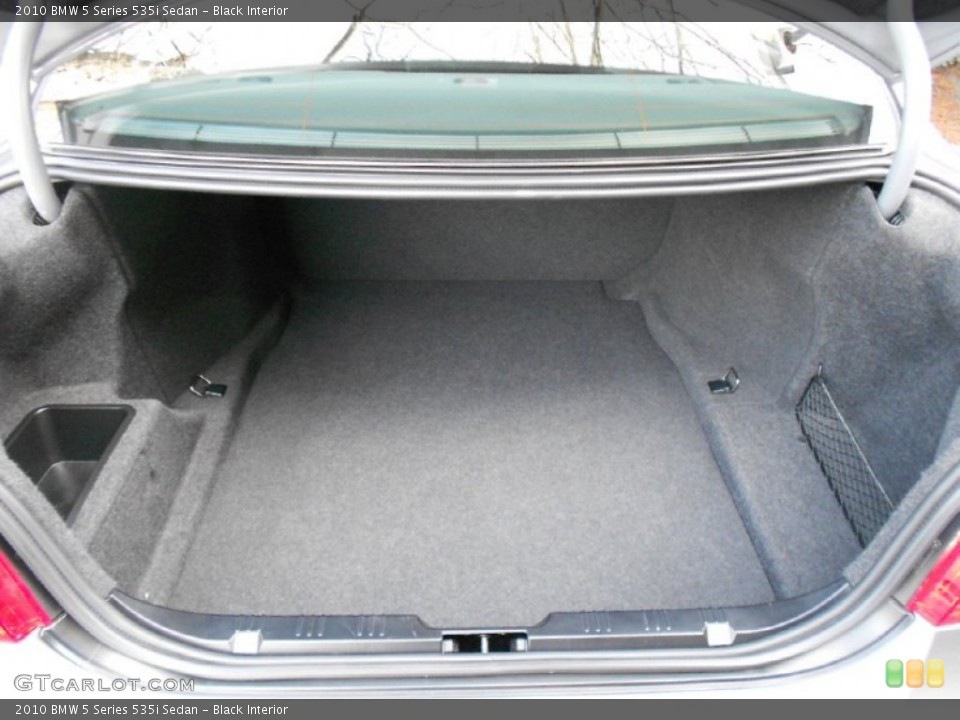 Black Interior Trunk for the 2010 BMW 5 Series 535i Sedan #61036660