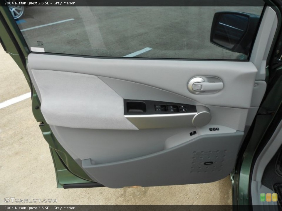 Gray Interior Door Panel for the 2004 Nissan Quest 3.5 SE #61037056