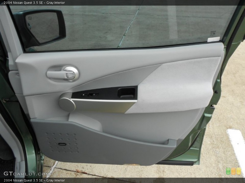 Gray Interior Door Panel for the 2004 Nissan Quest 3.5 SE #61037078