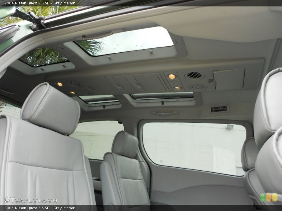 Gray Interior Sunroof for the 2004 Nissan Quest 3.5 SE #61037122